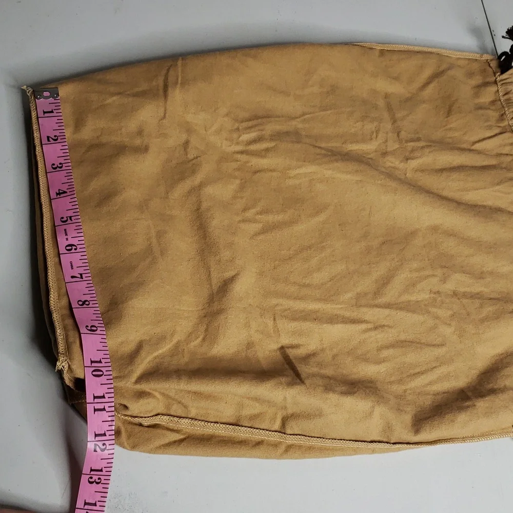 Louis Vuitton 100% Cotton Large Logo Drawstring Dust Bag Soft Neutral Italy - Picture 11 of 11